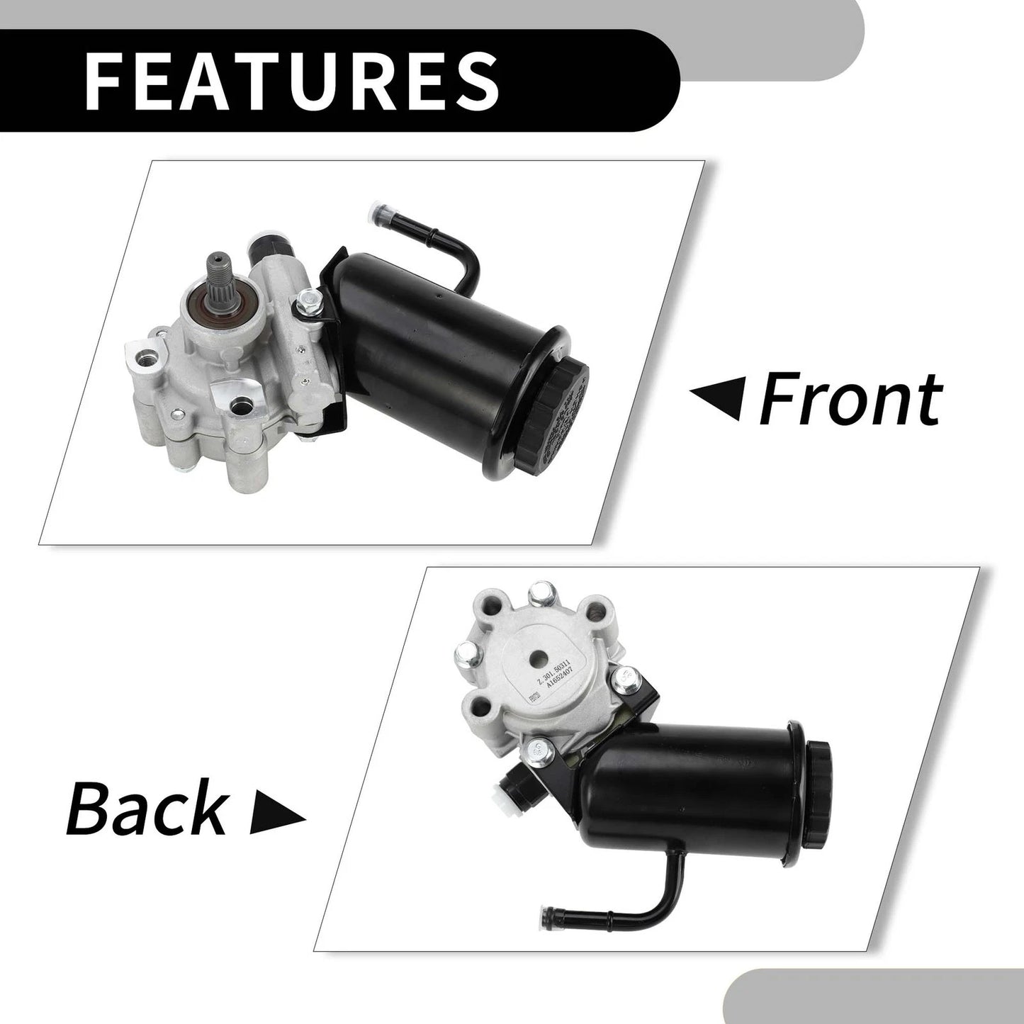 Power Steering Pump for Toyota 4Runner V6 3.4L (1996-2002)