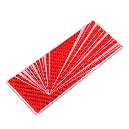 Carbon Red Trunk Emblem Decal for Tesla Model 3, Y, X (2017-2023)
