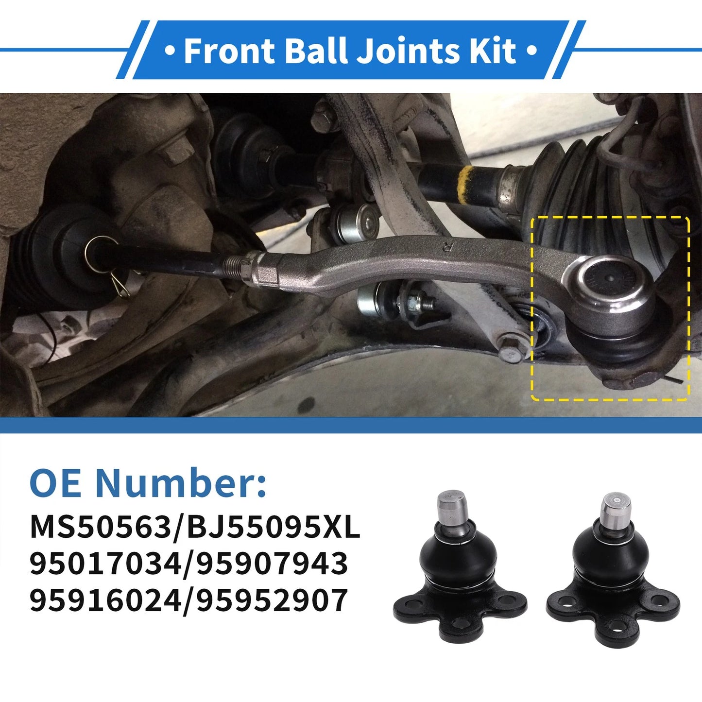 Front Upper Ball Joints for Buick Encore (2013-2022)