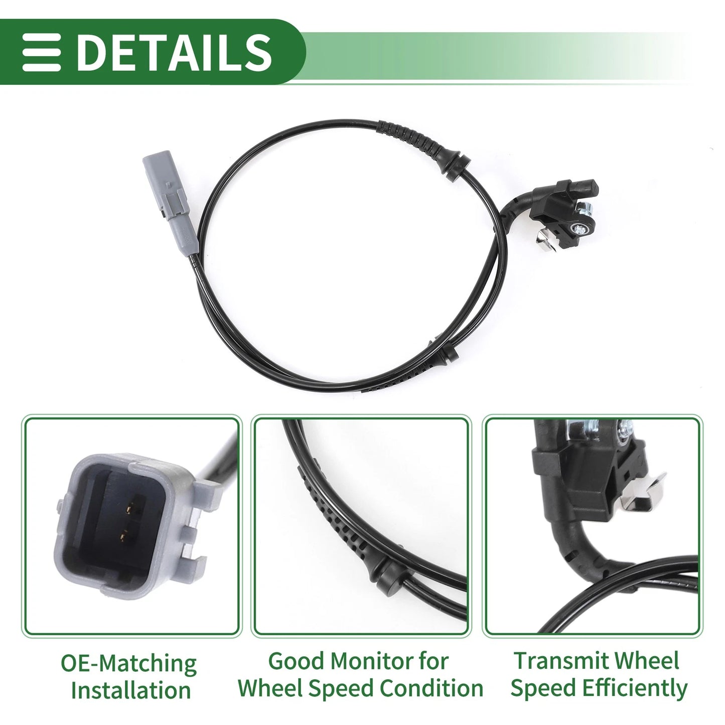 ABS Wheel Speed Sensor for Peugeot 308 (2008-2017)