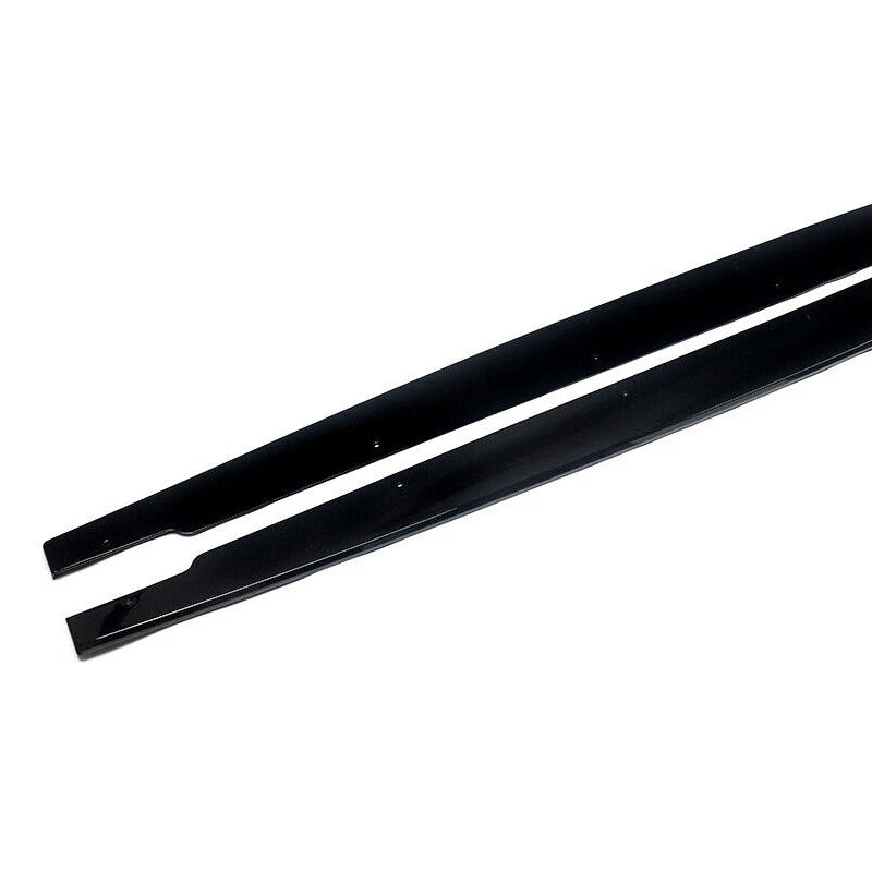2 x Side Skirt Extensions for 2005-2013 BMW 3 Series E90 E92 E93 M3 Black