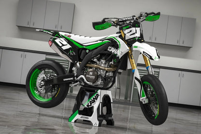 Custom Decal Kit CREW Style for Kawasaki KX 65 (2000-2020)