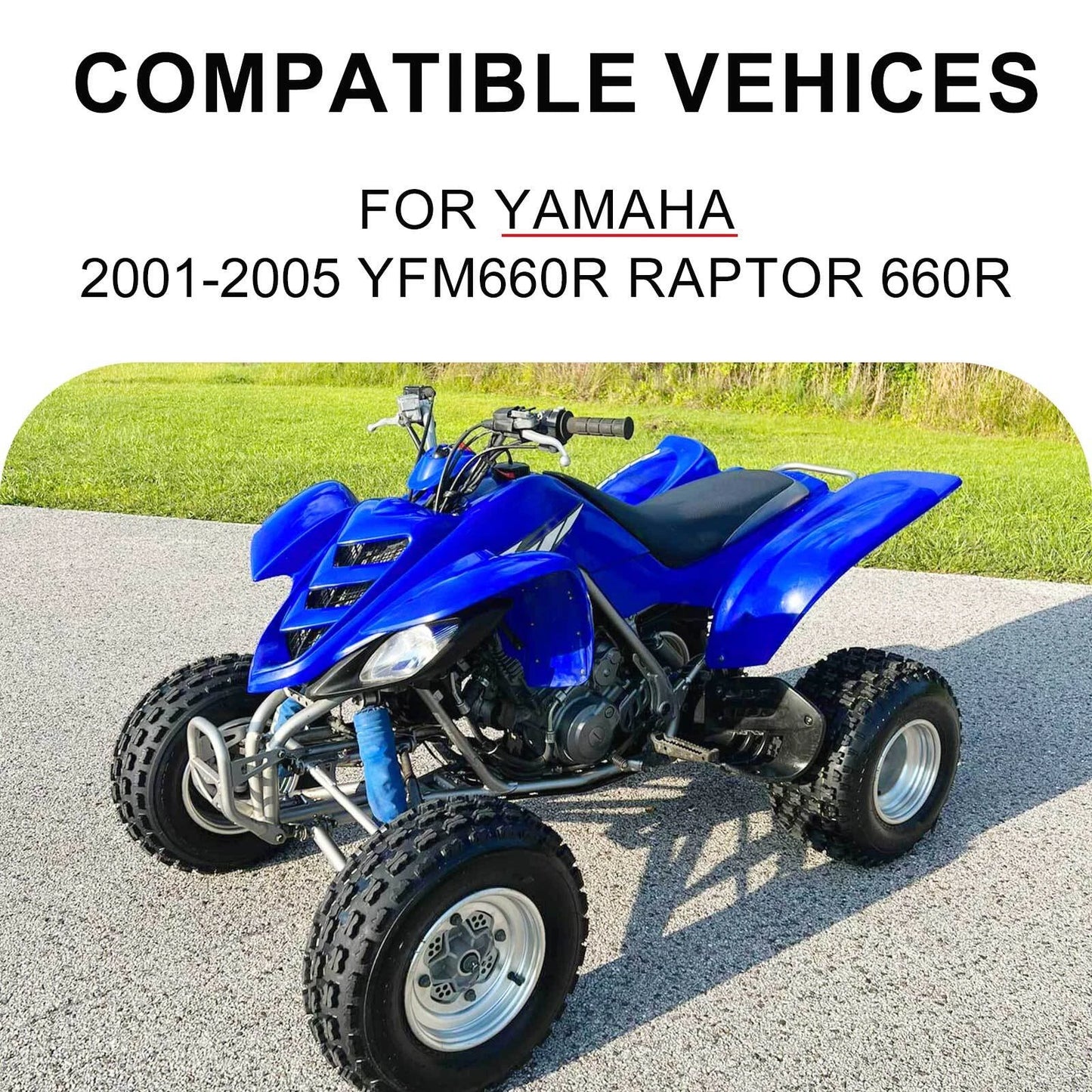 Coolant Overflow Recovery Tank & Cap for Yamaha Raptor 660R (2001-2005)