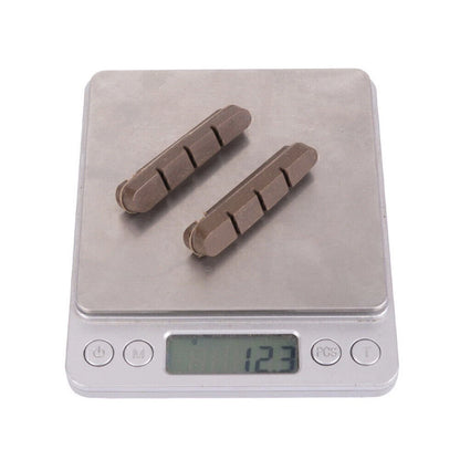 2 x ZTTO Brake Pads for Bicycle V Brake Road Bike Carbon Fiber - 2 Colors