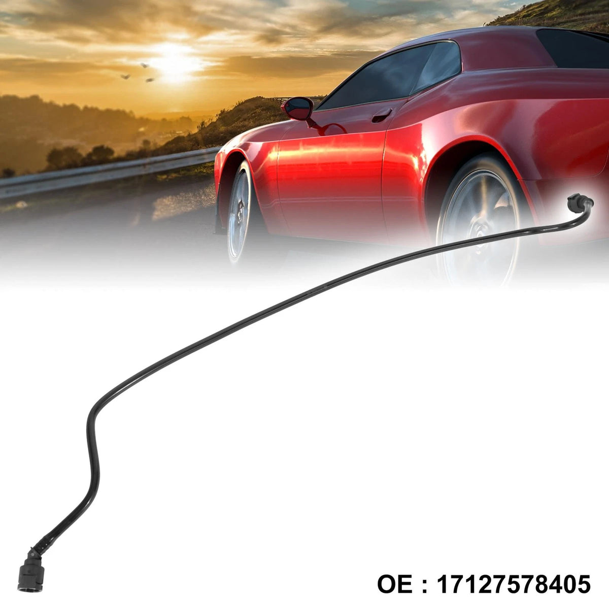 Radiator Coolant Water Hose from Expansion Tank for BMW 528i