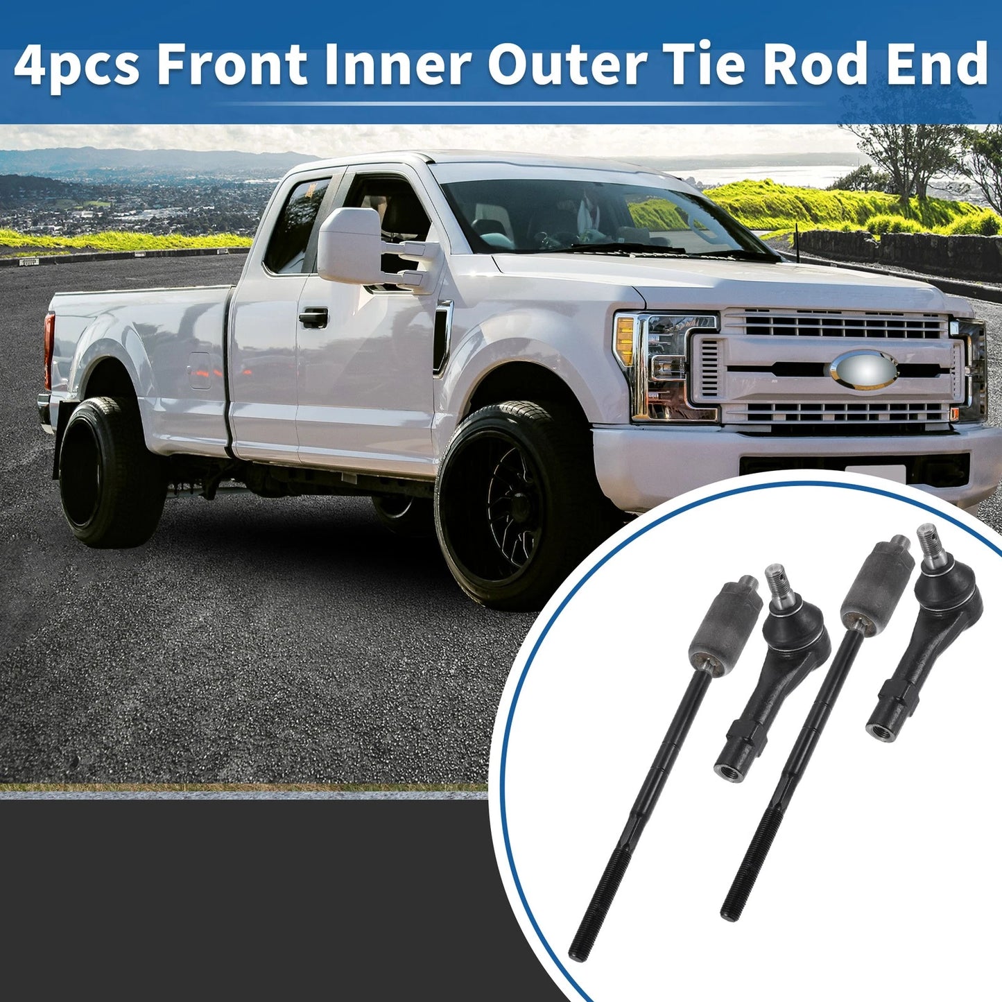 4pcs Tie Rod Ends for Ford Explorer (2002-2003)