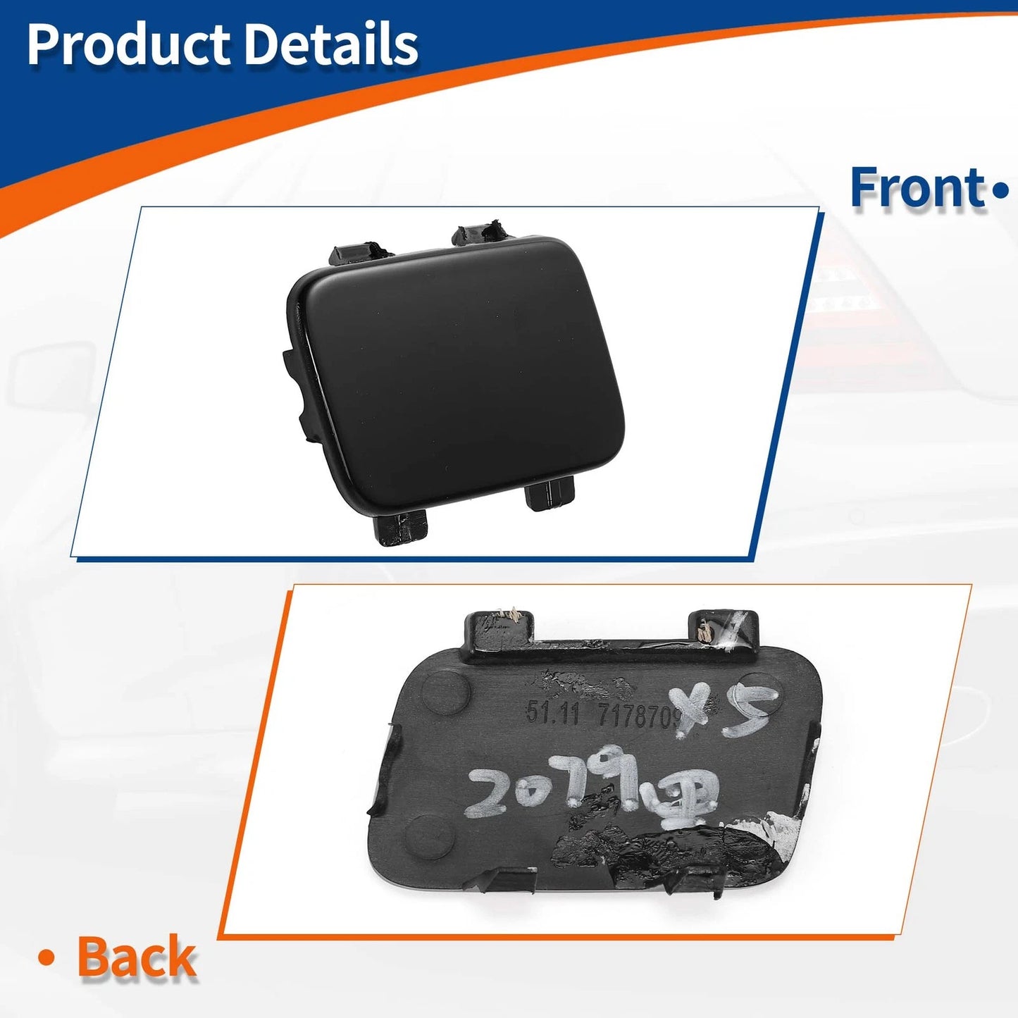Tow Hook Cover for BMW 1 Series E82 E88 (2008-2013)