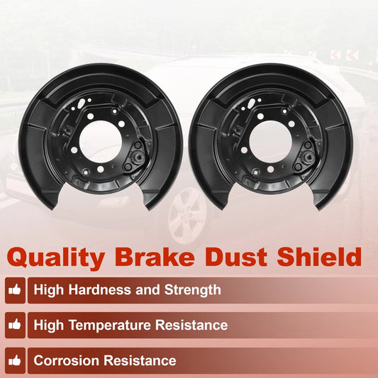 Brake Dust Shield / 2 x Rear Left/Right / Toyota Highlander Lexus RX400h