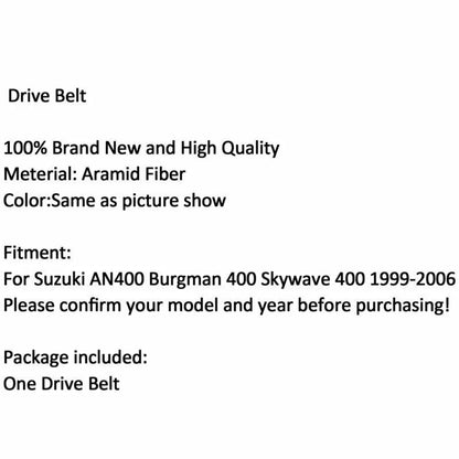 Transmission Belt for Suzuki AN400 Burgman (2003-2006)
