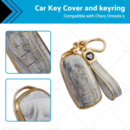 TPU Car Remote Key Fob Case Cover for Chery Omoda 5 (2022-2023)