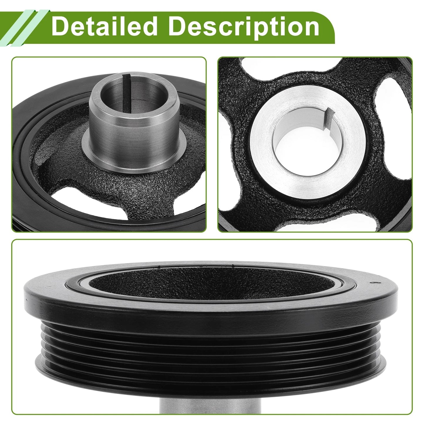 Engine Harmonic Balancer Crankshaft Pulley for Dodge Durango