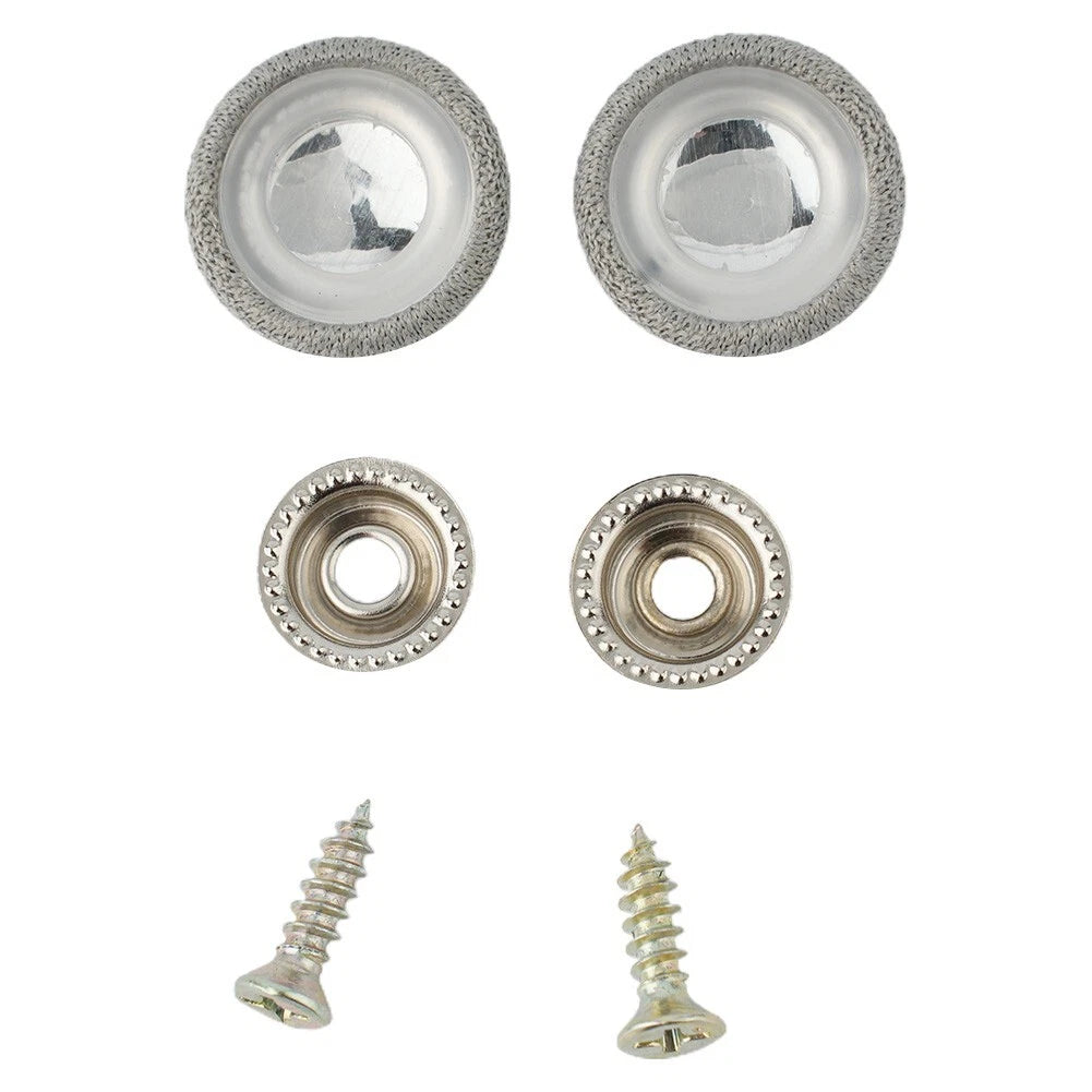 2 x Ceiling Car Roof Buckle Gray Push Pins