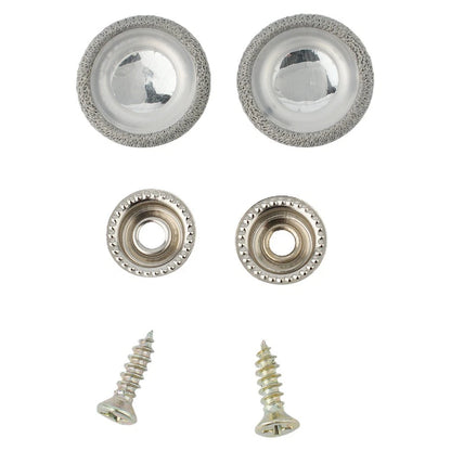 2 x Ceiling Car Roof Buckle Gray Push Pins