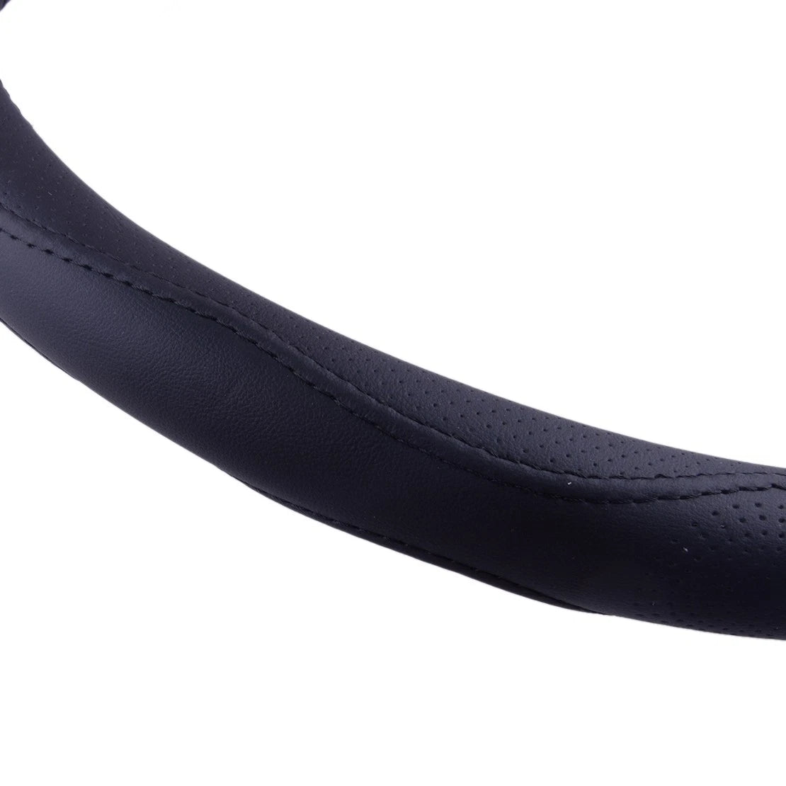 Black Leather Steering Wheel Cover for Ford F150 F250 F350 (2004-2023)