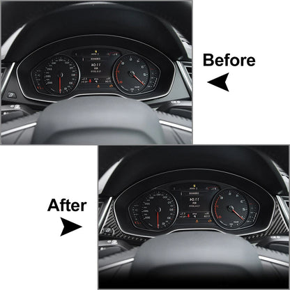 Carbon Fiber Dashboard Trim Cover for Audi Q5 SQ5 (2018-2022)