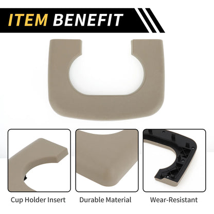 Cup Holder Replacement Pad for Ford F-150 (1997-2003) Brown