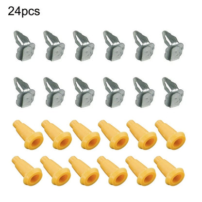 24x Front Door Panel Frame Plugs/Door Panel Clips for Chevy Camaro