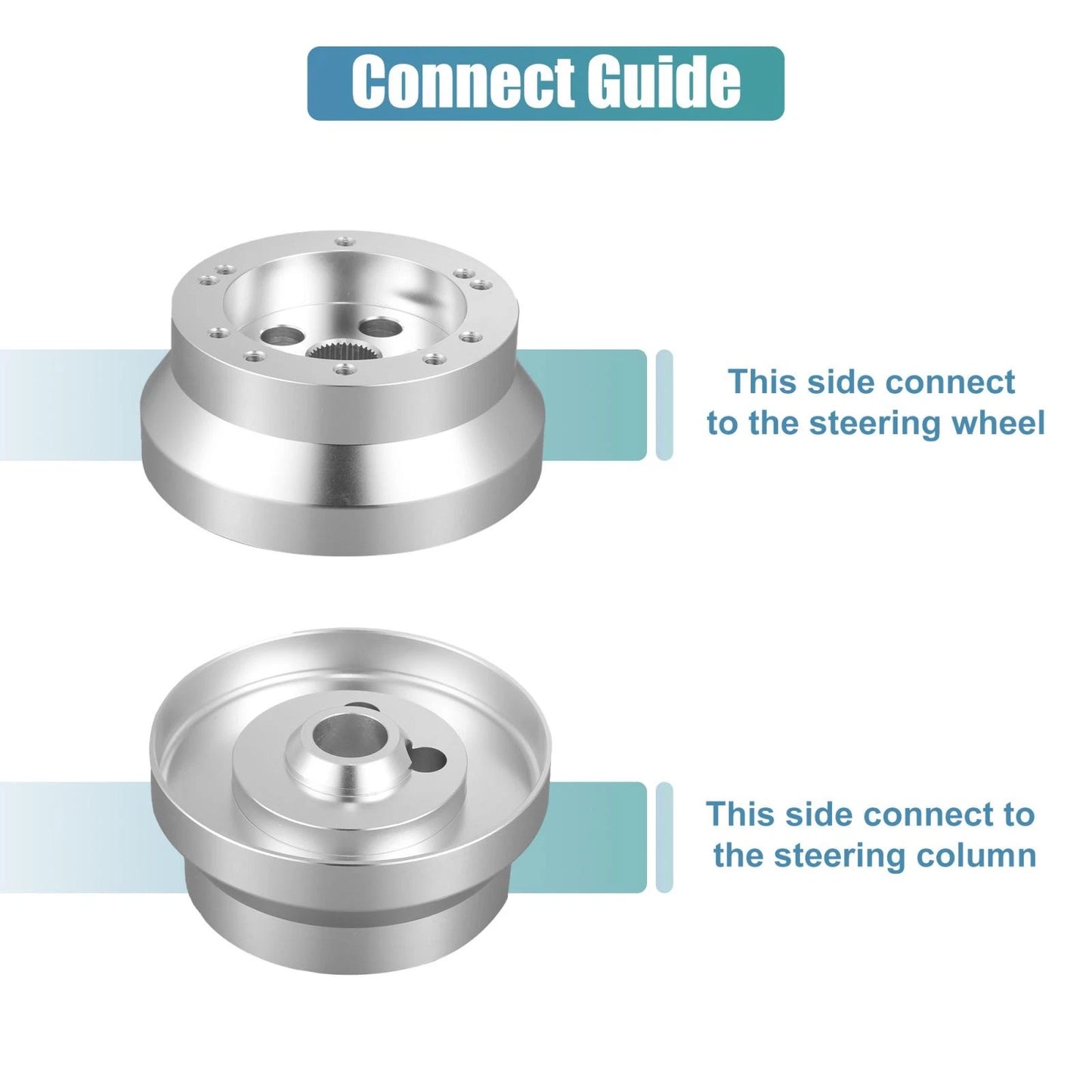 6-Hole Steering Wheel Short Hub Adapter for GM Chevy