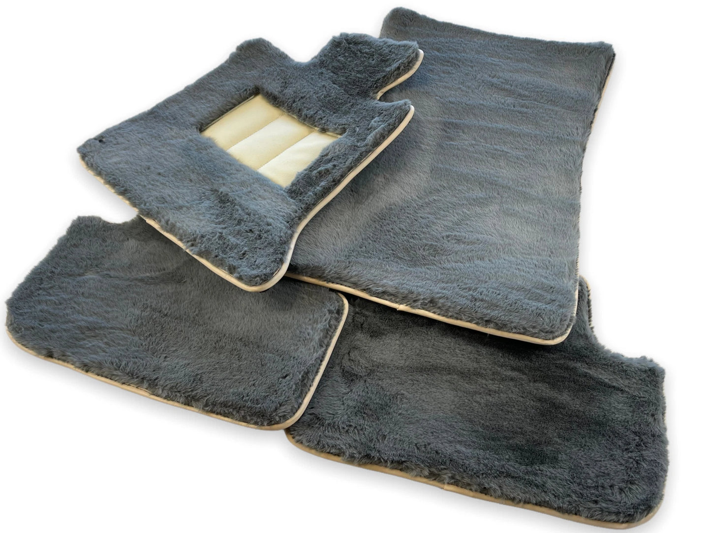 Sheepskin Floor Mats for Rolls Royce Ghost (2010-2019)