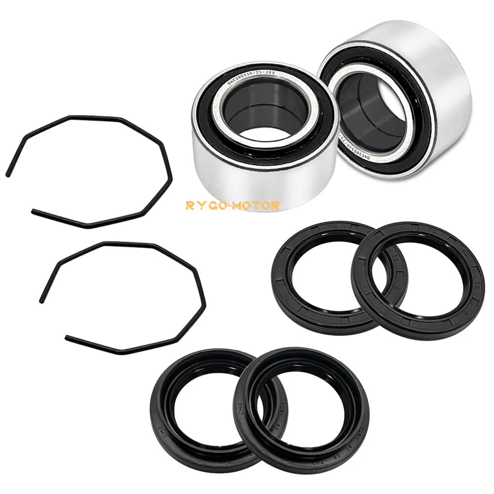 Front Wheel Hub Bearings Seal Kit for Arctic Cat ATV Bearcat