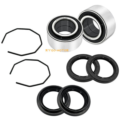 Front Wheel Hub Bearings Seal Kit for Arctic Cat ATV Bearcat