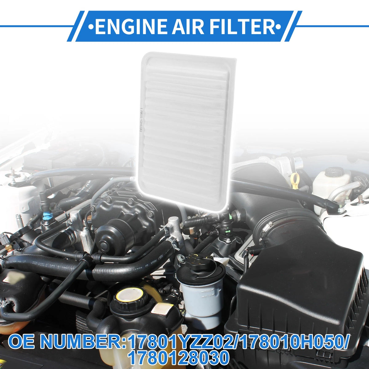 1 Pc Car Engine Air Filter for Toyota Camry 2.5L L4 (2010–2017)