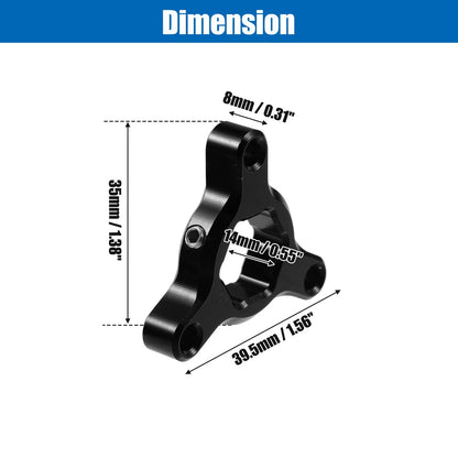 2pcs / 14mm / Fork Preload Adjusters Aluminum Alloy Black for Racing Motorcycle