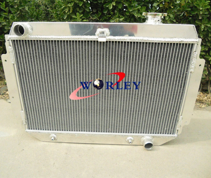 3 Row Aluminum Radiator + Fan for Holden HG HT HK HQ HJ HX HZ Chevy V8 (1968-1980)