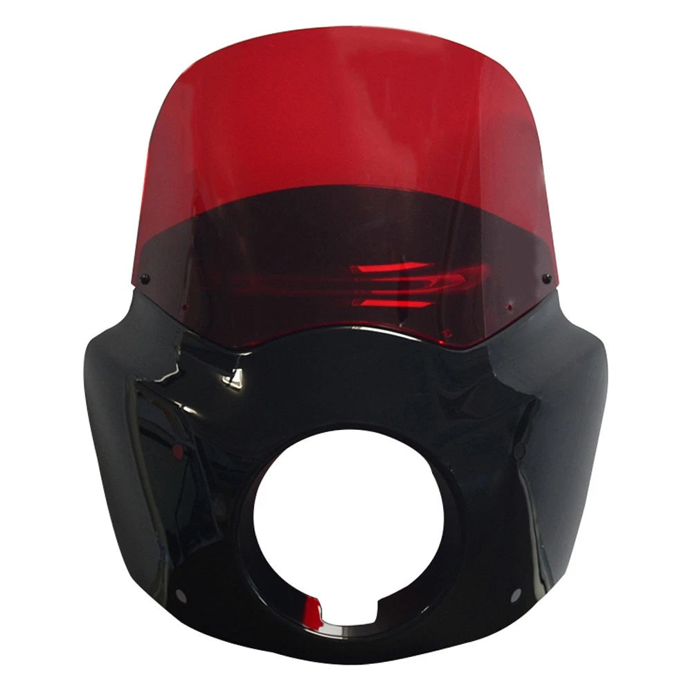 11" Headlight Fairing w/ Red Windshield for Harley Sportster 883 (2011-2022)