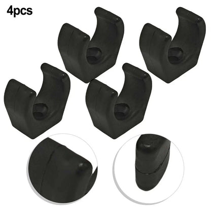 Boat Stowage Clips 4pcs Plastic Holder for Fishing Rod/Paddle 1 Inch Dia