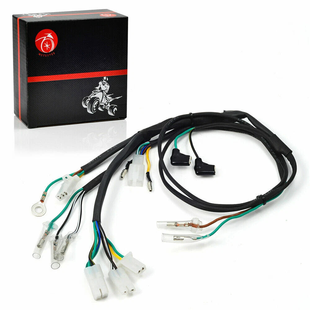 wiring harness race cut drag harness with kill switch for Honda trx250R (1986–1988)
