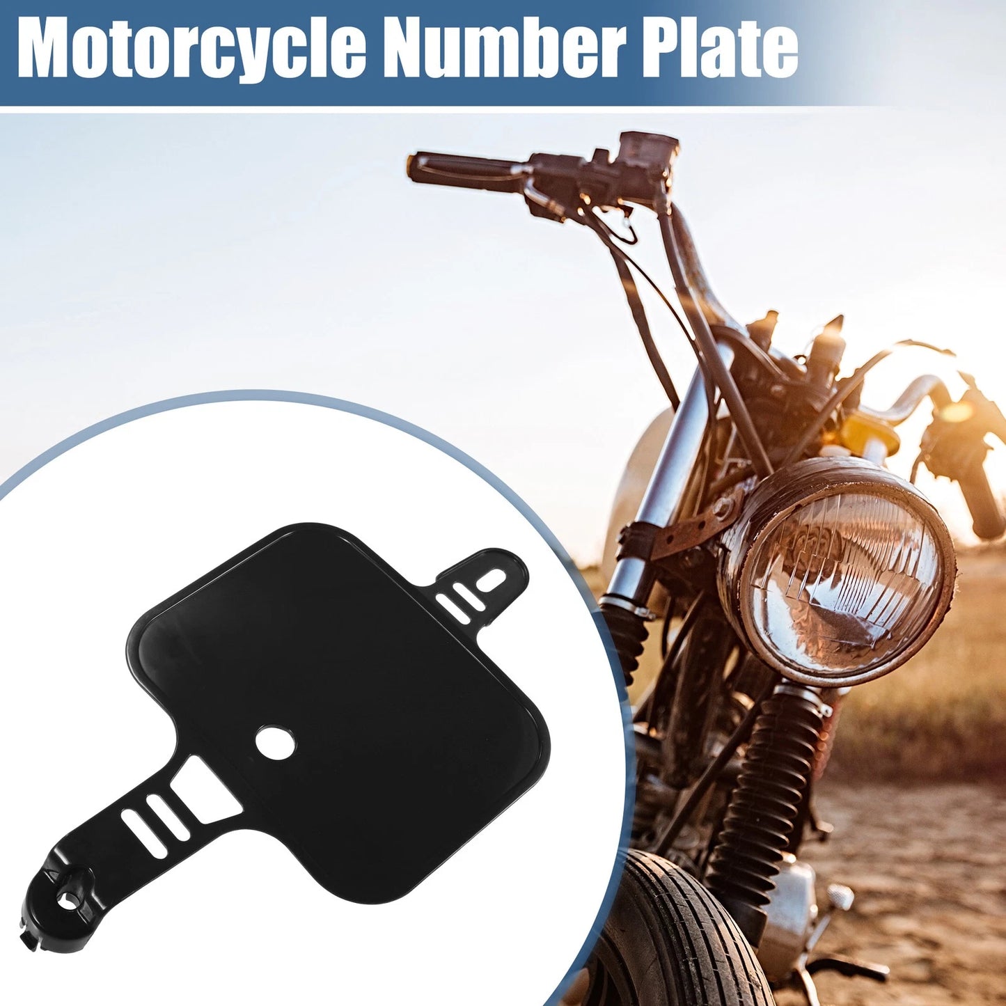 Number Plate Motorcycle Black for Honda XR CRF XR50 CRF50 50cc 70cc