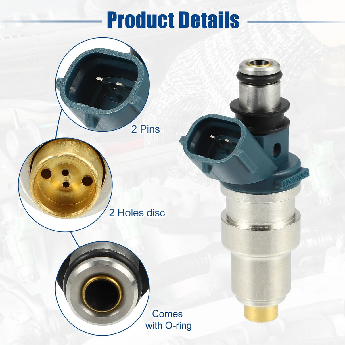 4 x Fuel Injector Nozzle for Toyota Tacoma 2.4L (1995-2000)