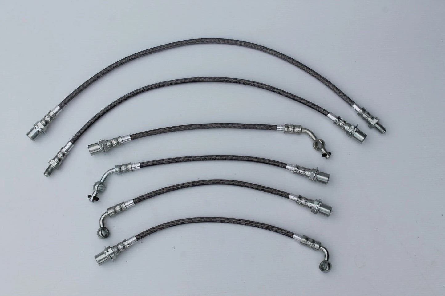 Braided Brake Hose Set (6) for Toyota Land Cruiser 80 Series (1990-1992)