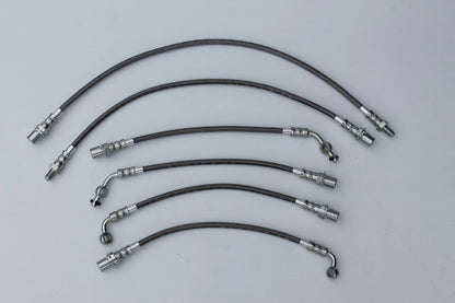 Braided Brake Hose Set (6) for Toyota Land Cruiser 80 Series (1990-1992)