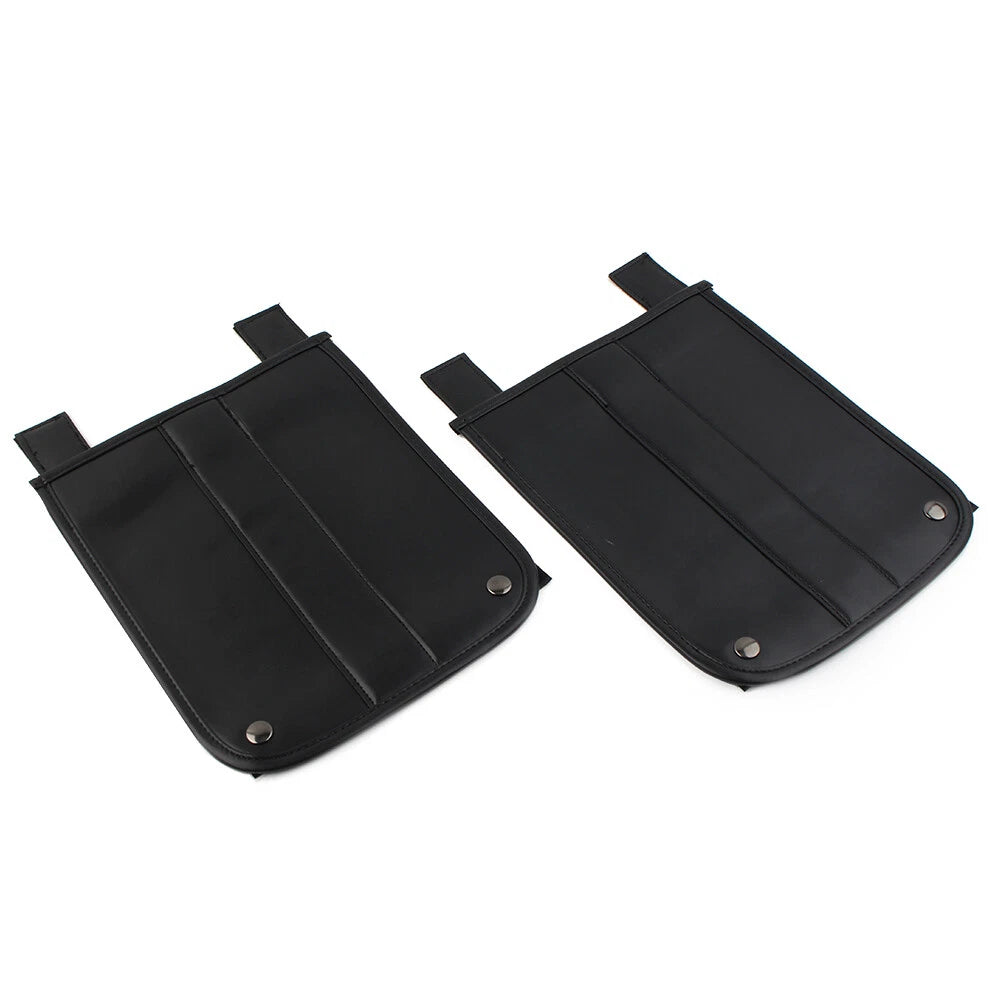 Black PU Leather Universal Trike Rear Fender Bra for Harley Roadsmith