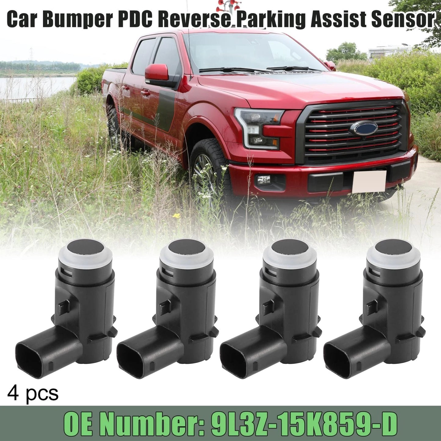 4pcs PDC Reverse Parking Assist Sensors for Ford F150 (2009-2014)