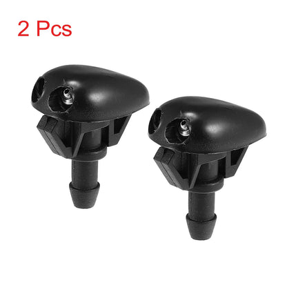 3mm Black Plastic Windshield Washer Nozzles for Nissan