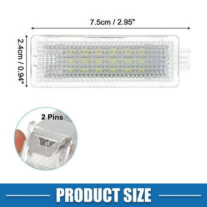 2 x Trunk Light Courtesy Footwell Lamps for BMW X3 (2011-2017), X5 (2007-2013)