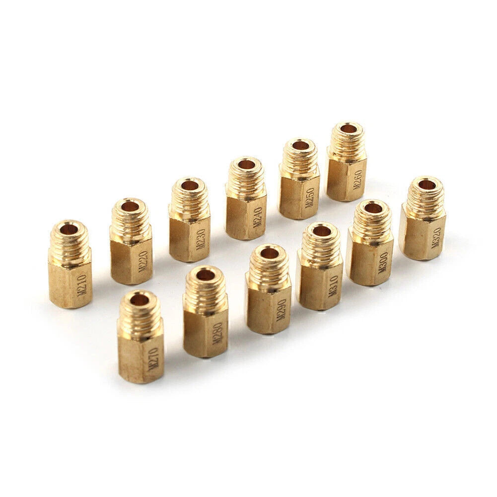 12 x Carburetor Main Jets for Mikuni VM TM Carb (210-320) Motorcycle Parts
