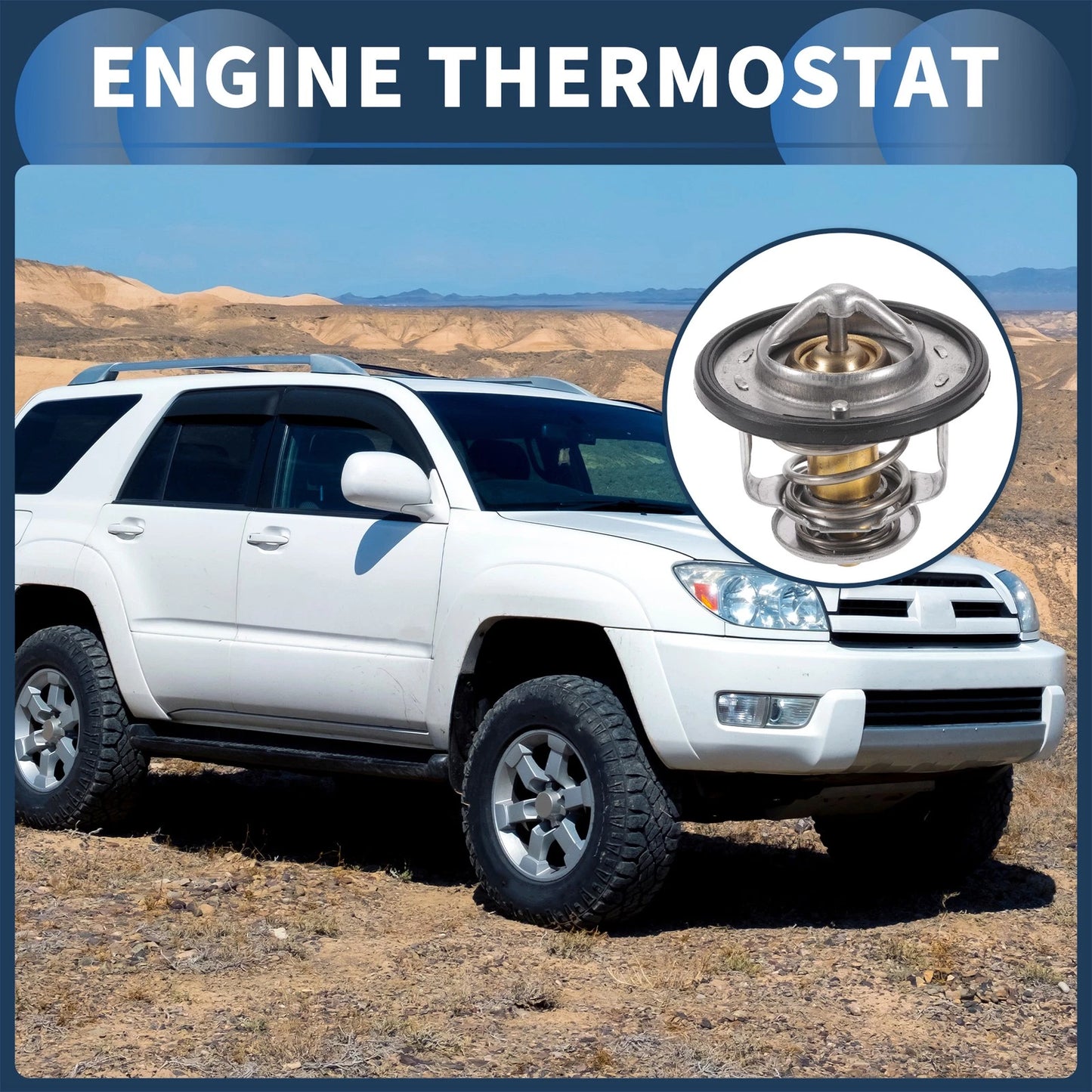 Engine Coolant Thermostat for Toyota 4Runner 3.4L (1988-1996)