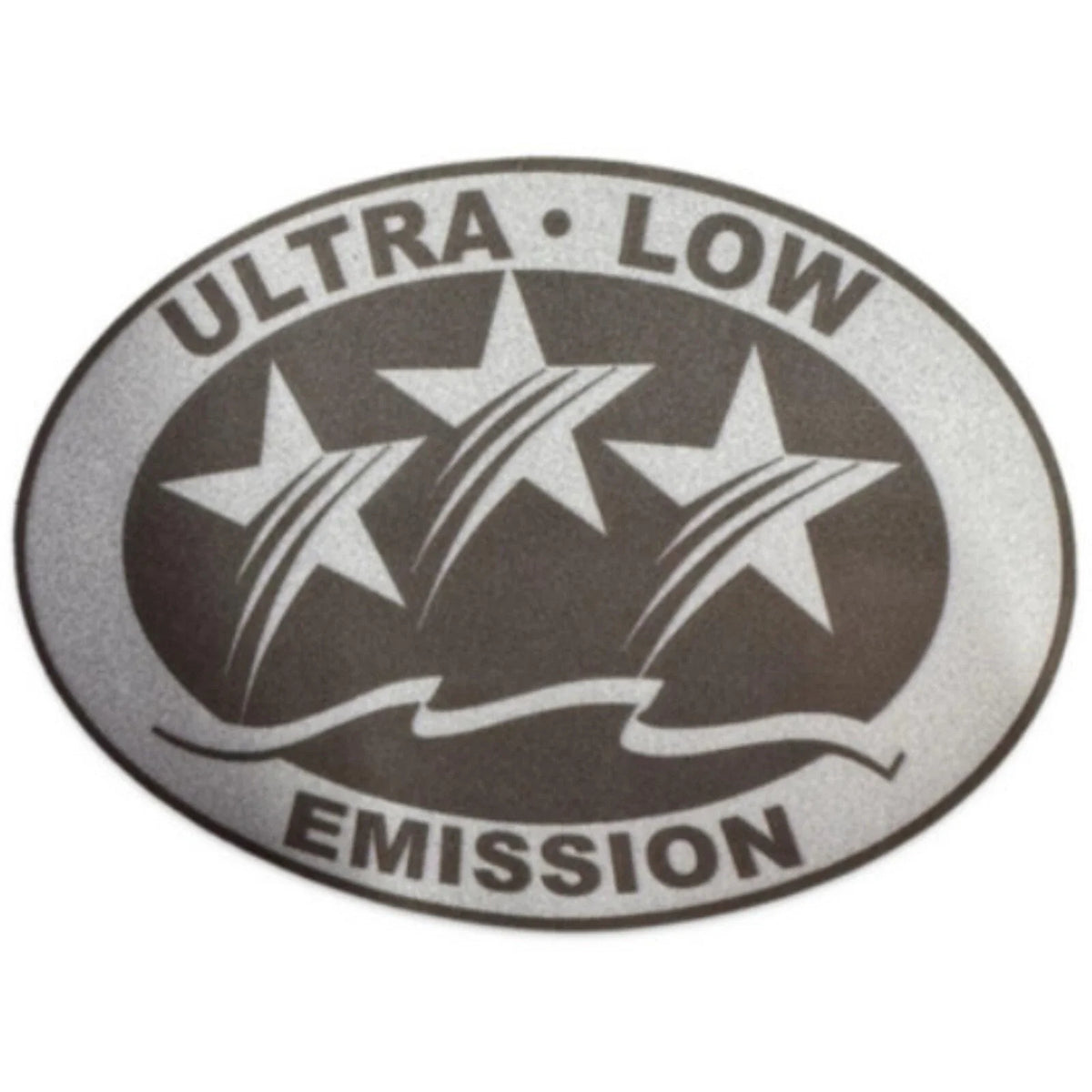 Ultra Low Emission Outboard Graphic Sticker for California DOT - Light Gray