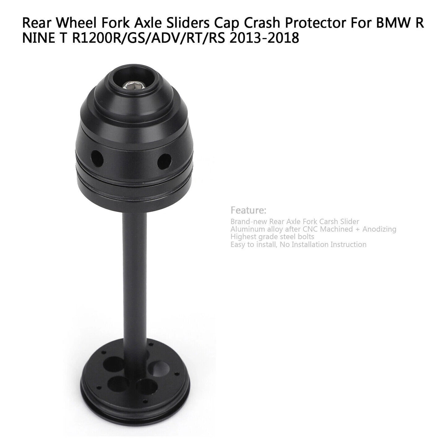 Rear Axle Hub Slider Protector for BMW R Nine T, R1200GS (2013-2018)