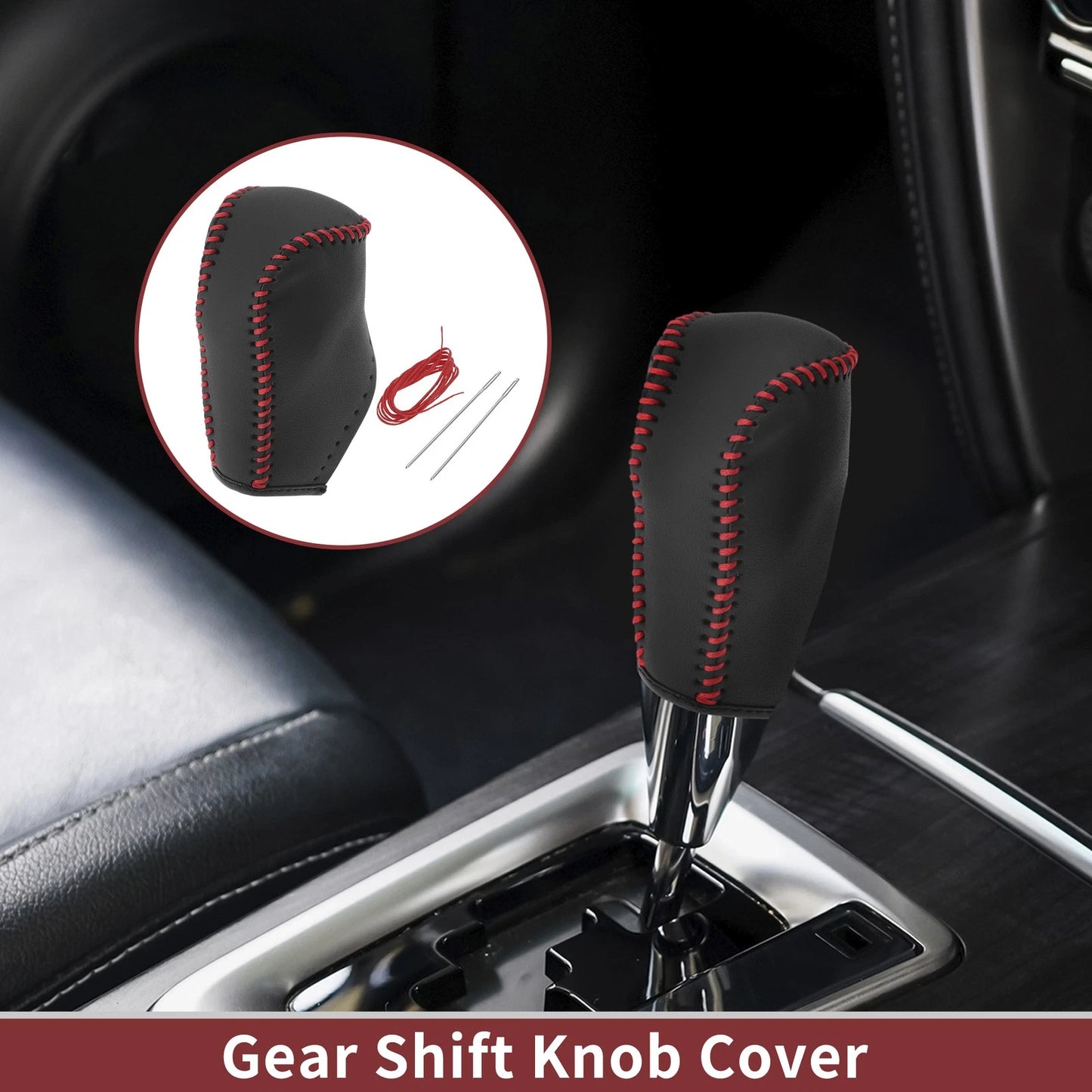 1 Pc Gear Shift Knob Cover for Toyota Corolla (2014–2018)