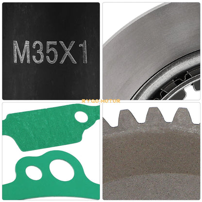Starter Clutch 49T Gear Flywheel Puller for Yamaha Grizzly 700 (2007–2024)