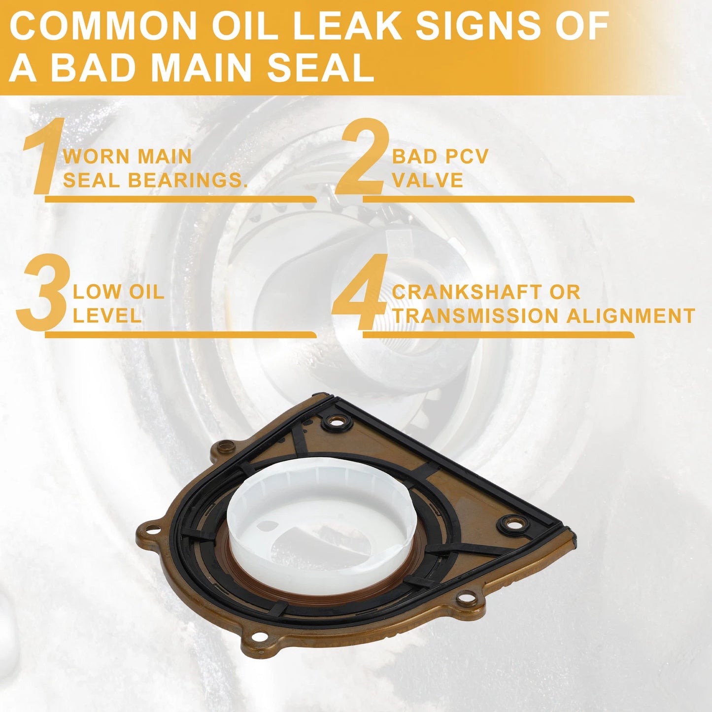 Rear Crankshaft Oil Seal for Mazda CX-5 (2012-2017)