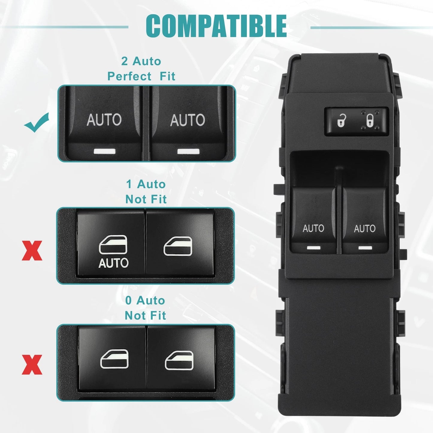 Front Left Window Switch for Dodge Challenger (2011-2014)