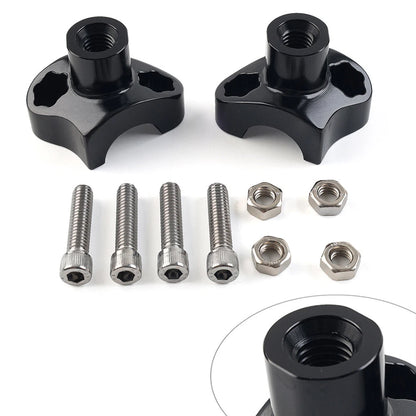 7" Tall Handlebar Risers for Harley Softail Dyna Street Bob Sportster
