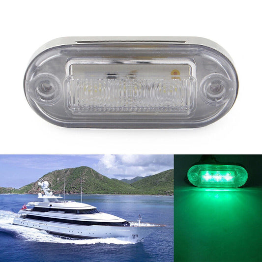 12V 3 SMD LED Green Signal Light for Truck Trailer RV Boat Car