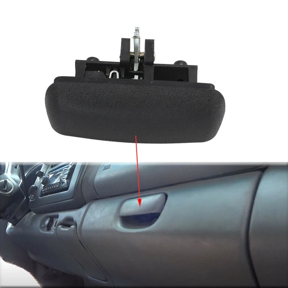 Black Glove Box Latch Handle for Dodge Dakota, Durango (1997-2000)